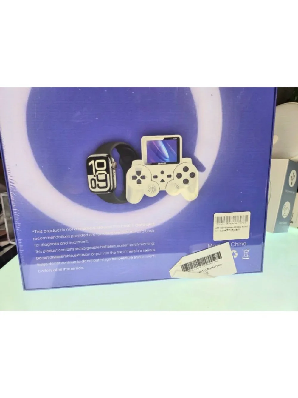 Amoled Hot-5 Watch Bluetooth Handheld Game 520 Games